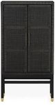 TOV Furniture Amara Charcoal Woven Rattan Cabinet-3