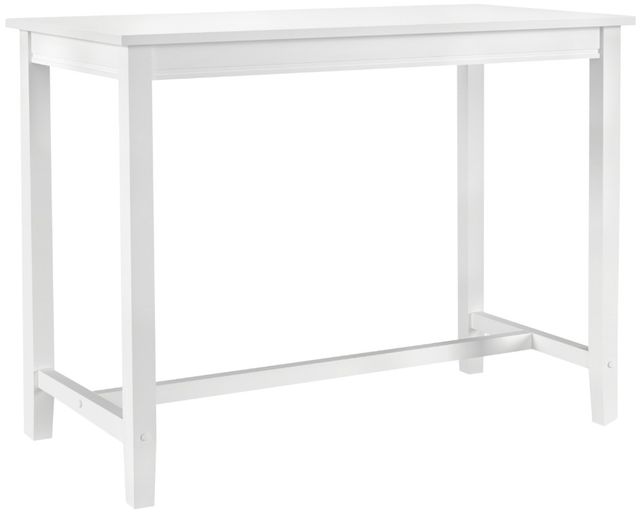 Linon Claridge White Counter Height Table-0
