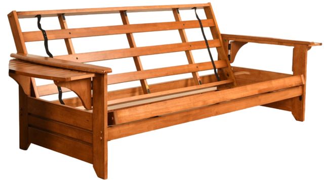 Kodiak Furniture Phoenix Barbados/Linen Cocoa Full Futon with Mattress-1