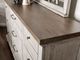Steve Silver Co. Bear Creek Honey/White Smoke 66" Dresser-2