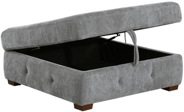 Homelegance® Raife Gray Storage Ottoman-3