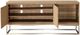 Modus Furniture One Bisque/Brushed Stainless Steel 74" TV Console-3