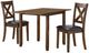 Elements International Alex 3-Piece Espresso Dining Set-0