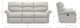 La-Z-Boy® Robin Taupe Reclining Sofa-5