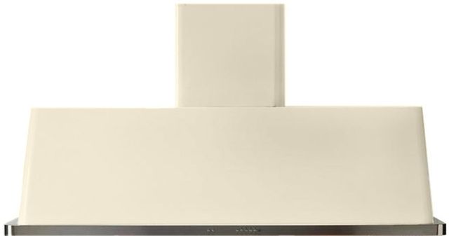 Ilve® Majestic II Series 60" Antique White Wall Mounted Chimney Style Range Hood-0