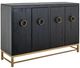 International Furniture Direct Dark Ebano Black Console-0