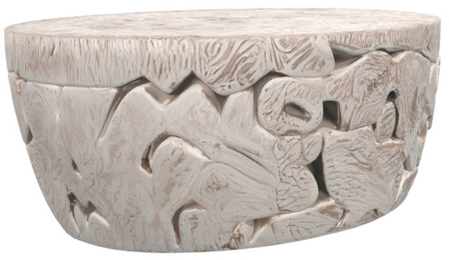 Modus Furniture One Bleached Teak Coffee Table-0