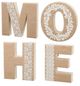 A & B Home 4-Piece Brown/White Lettering Wall Decor Set-0
