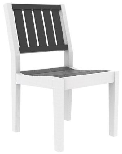 Seaside Casual Greenwich Dining Side Chair Slatted Back Style-0