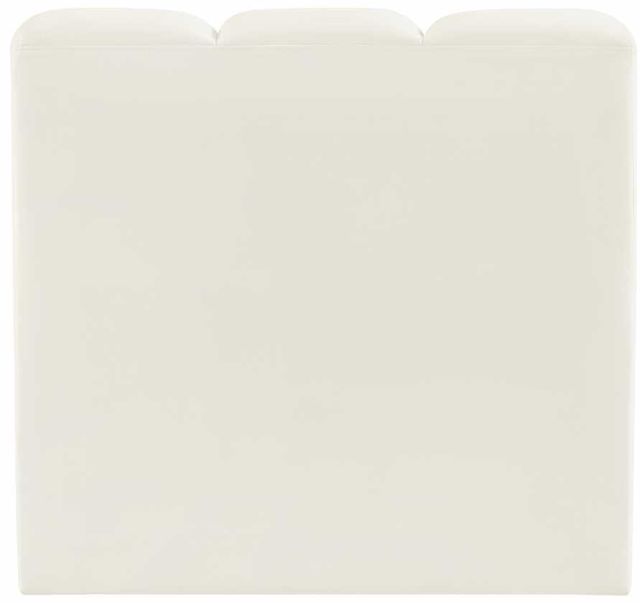 Meridian Furniture Arc Cream Velvet Upholstered Modular Straight Chair-3