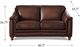 Hydeline® Belfast Caramel Brown Loveseat-1