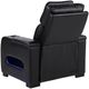 Coaster® Zuma Black Upholstered Power Recliner with Power Headrest-4