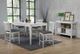 ECI Furniture Summer Winds Whitewash Counter Height Leg Dining Table-0