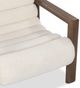 Classic Home Dahlia Ivory Fleece Accent Chair-5