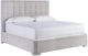 Universal Explore Home™ Love. Joy. Bliss. Miranda Kerr Home Uptown Pewter Queen Upholstered Panel Bed-1