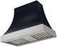 AGA Cascade 36" Gloss Black Wall Mounted Range Hood  with Brushed Nickel Trim-0