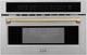 ZLINE Autograph Edition 1.6 Cu. Ft. Satin Stainless Steel Electric Speed Oven-0
