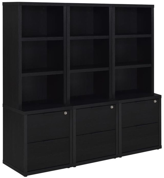 Coaster® Westpark 3-Piece Black Bookcase Set-0
