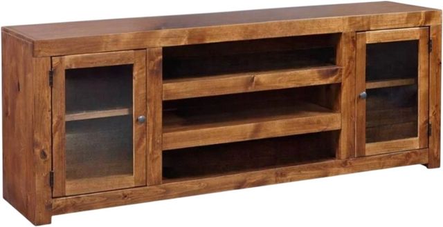 aspenhome® Contemporary Alder Fruitwood Entertainment Wall-1