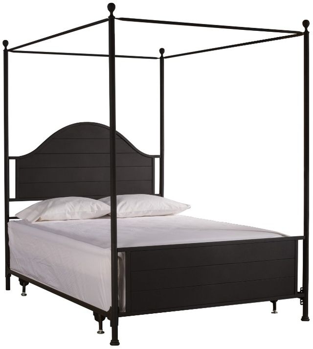 HH2 Home Cumberland Black King Canopy Bed-0