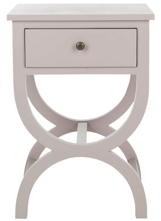 Safavieh Maxine Gray Mauve Accent Table-1