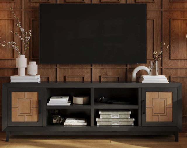 Legends Home Ventura Black/Bourbon 86" TV Stand-3