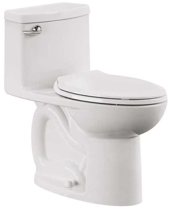 American Standard Cadet® White Compact  3 One-Piece Chair Height Elongated Toilet  with Seat-0