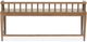 Magnussen Home® Lindon Belgian Wheat Arm Bench with Low Back-3