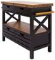 YHD Cassidy Black Kitchen Island-3