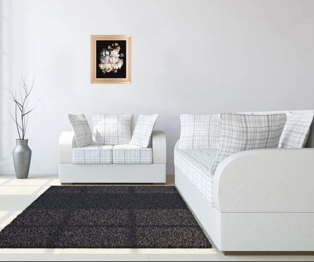 Classy Art Floral Sentiment II Black by Wild Apple Portfolio Wall Art-2