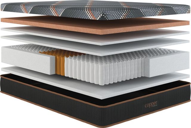 Copper by Spring Air® 13.5" Hybrid Firm Smooth Top Twin Mattress-3