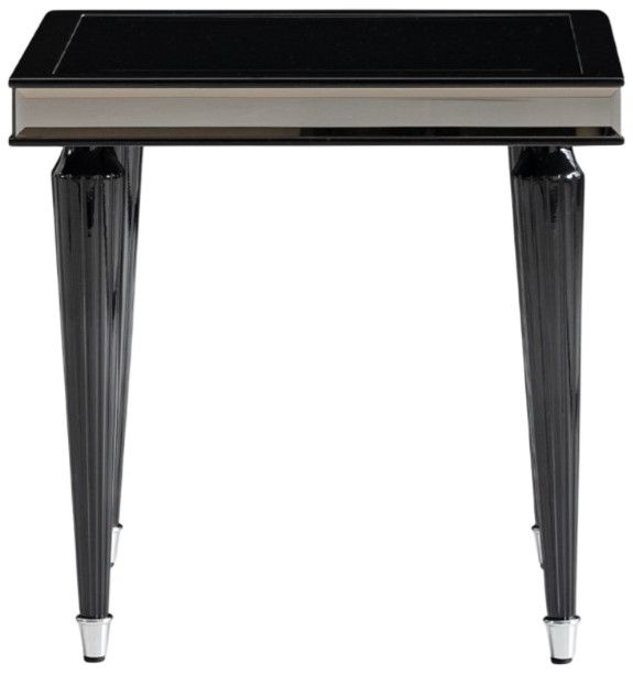 Michael Amini® La Francaise Black Side Table-3
