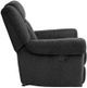 Homelegance® Nutmeg Charcoal Gray Manual Glider Recliner-3