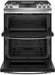 GE® 30" Stainless Steel Slide-In Natural Gas Double Oven Range-2