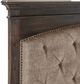 Mazin Furniture Motsinger Rustic Brown Eastern King Panel Bed-2