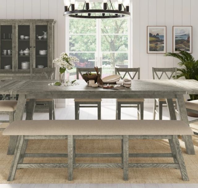 Jofran Inc.Telluride 6-Piece Driftwood Counter Dining Set-1