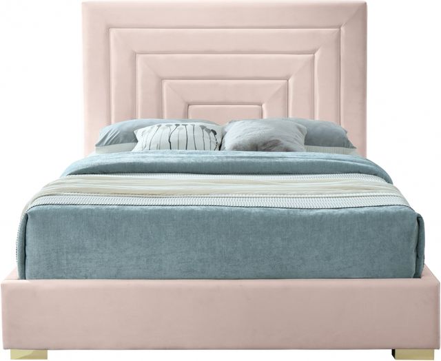 Meridian Furniture Nora Pink Queen Bed-1