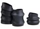 Crestview Collection Merritt 3-Piece Black Vase Set-0