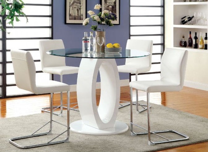 Furniture of America Lodia II Dining Set - Thumbnail 2
