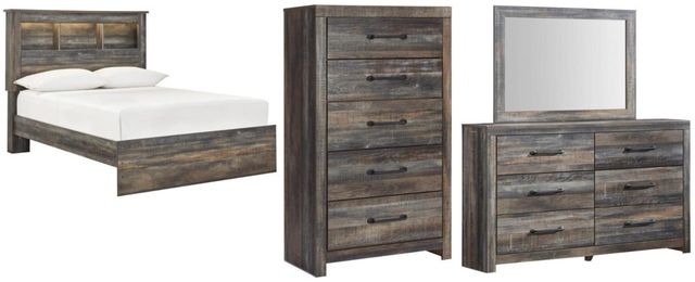 Signature Design by Ashley® Drystan 4-Piece Multi Full Bookcase Bed Set-0