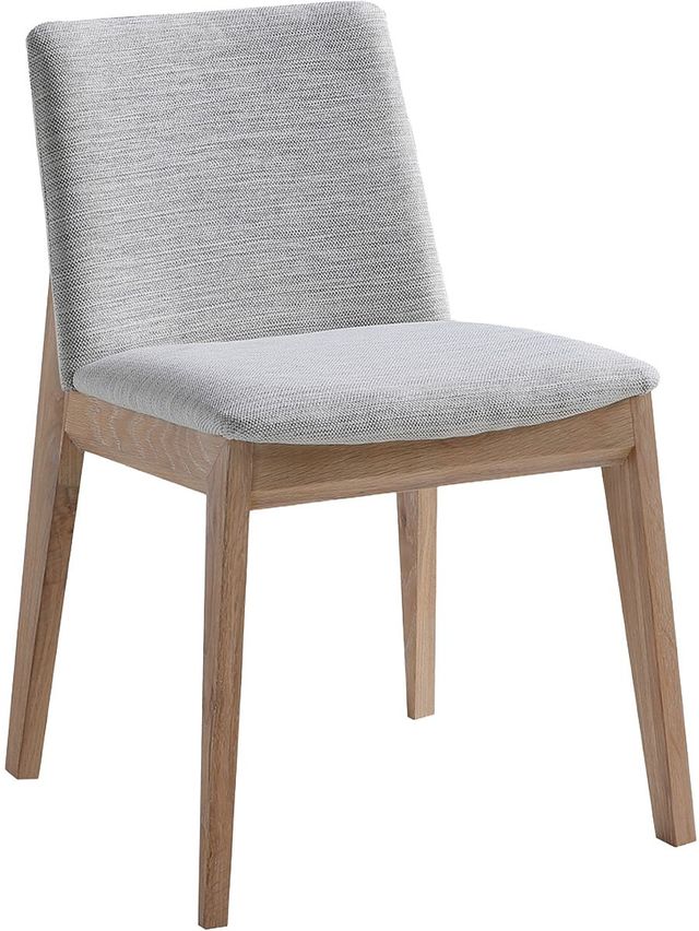 Moe's Home Collection Deco 2-Piece Light Grey Oak Dining Chair Set-0