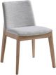 Moe's Home Collection Deco 2-Piece Light Grey Oak Dining Chair Set-0