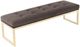 Michael Amini® Dahlia Chocolate Brown Accent Bench-3