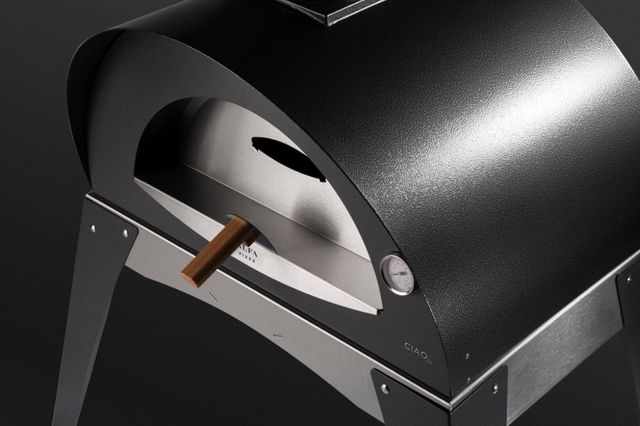 Alfa Outdoor Silver Grey Ciao Top Pizza Oven-3