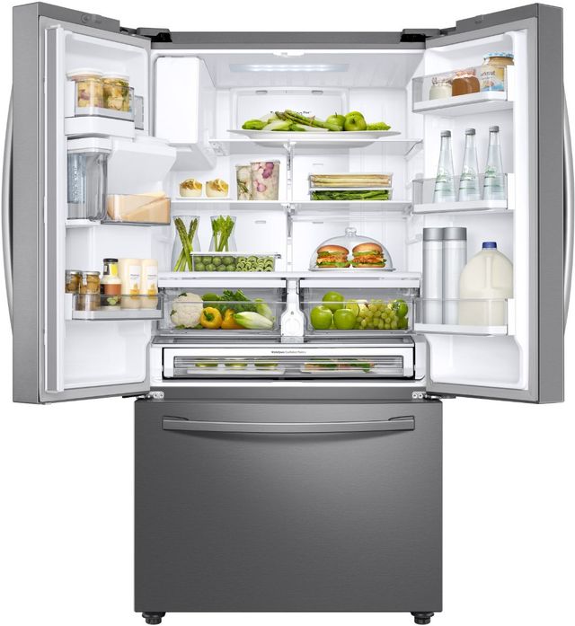 Samsung 28.0 Cu. Ft. Fingerprint Resistant Stainless Steel 3-Door French Door Refrigerator-2