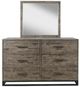 Jofran Inc. East Hampton 4-Piece Distressed Gray King Panel Bedroom Set-3