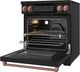 Thor Kitchen® Gordon Ramsay Collection 30" Black Pro Style Induction Range with Tilt Panel Touch Control and Rose Gold Trim-4