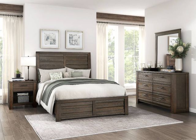 Mazin Furniture Longview Dark Brown Nightstand-3