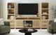Elements International Ridgemont Natural 70" TV Console with Fireplace Insert-1