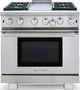 American Range Performer Series 36" Stainless Steel Pro Style Gas Range-0